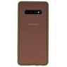 Color combination Hard Case for Galaxy S10 Plus Green