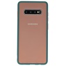 Farbkombination Hard Case für Galaxy S10 Plus Dunkelgrün
