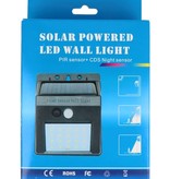 Aplique de pared solar LED 20 Led