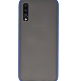 Combinación de colores Estuche rígido para Galaxy A70 Azul