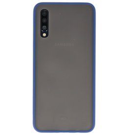 Combinación de colores Estuche rígido para Galaxy A70 Azul