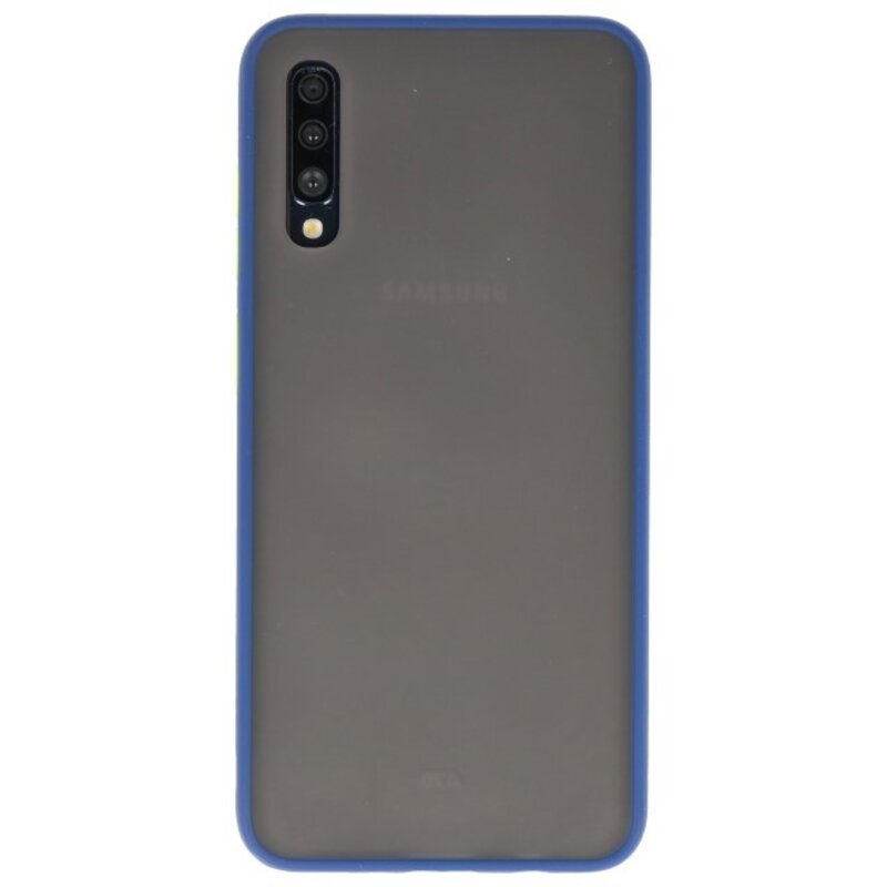 Color combination Hard Case for Galaxy A70 Blue