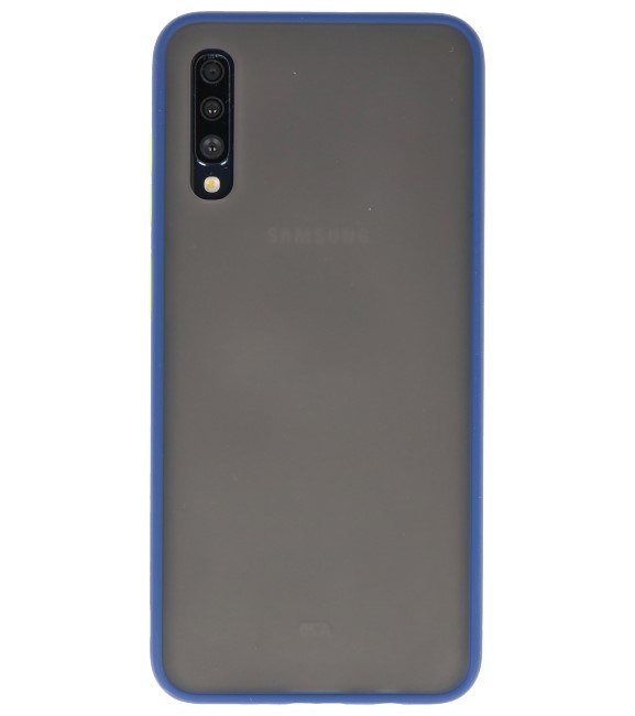 Combinazione di colori Custodia rigida per Galaxy A70 blu