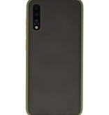 Color combination Hard Case for Galaxy A70 Green