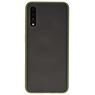Color combination Hard Case for Galaxy A70 Green