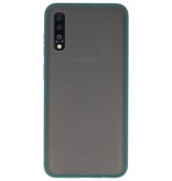 Color combination Hard Case for Galaxy A70 Dark Green