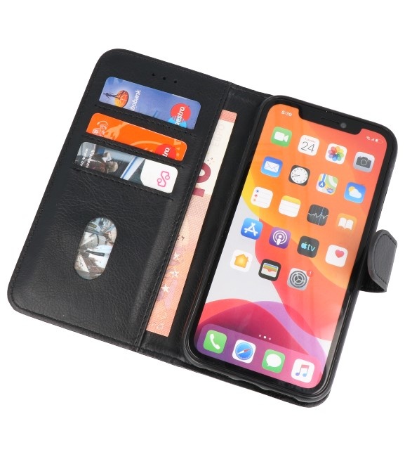 Étuis de portefeuille Bookstyle Cover pour iPhone 11, noir