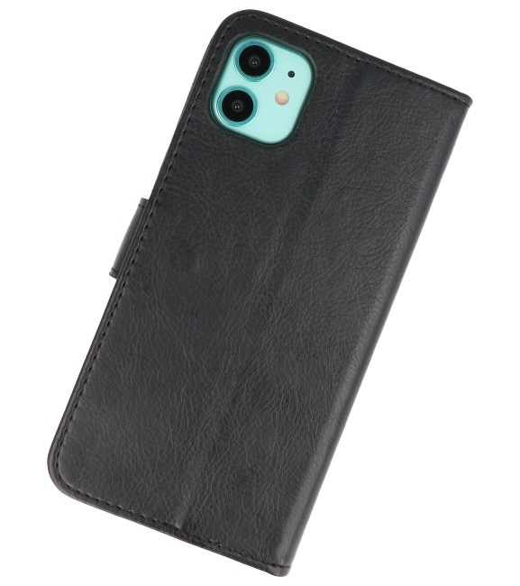 Bookstyle Wallet Cases Cover für iPhone 11 Schwarz