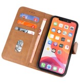 Bookstyle Wallet Cases Cover für iPhone 11 Braun