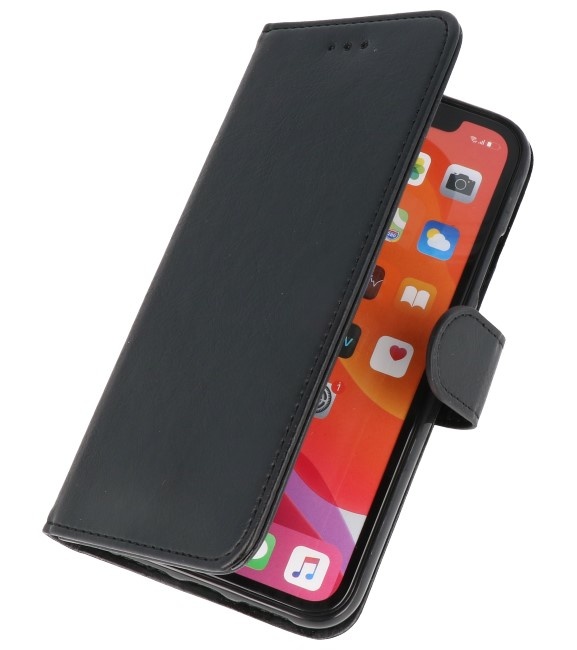 Bookstyle Wallet Cases Cover für iPhone 11 Pro Schwarz