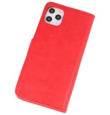 Étuis de portefeuille Bookstyle Cover pour iPhone 11 Pro Red