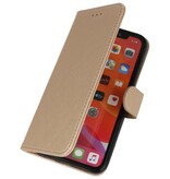 Bookstyle Wallet Cases Cover for iPhone 11 Pro Gold