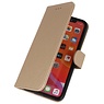 Étuis de portefeuille Bookstyle Cover pour iPhone 11 Pro Gold