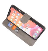 Custodia a portafoglio per iPhone 11 Pro grigia