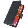 Bookstyle Wallet Cases Hoes voor iPhone 11 Pro Max Zwart