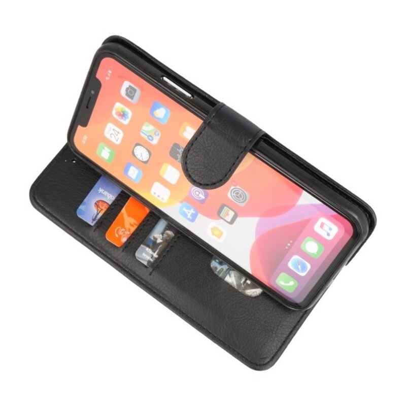 Etuis portefeuille Bookstyle Cover pour iPhone 11 Pro Max Noir
