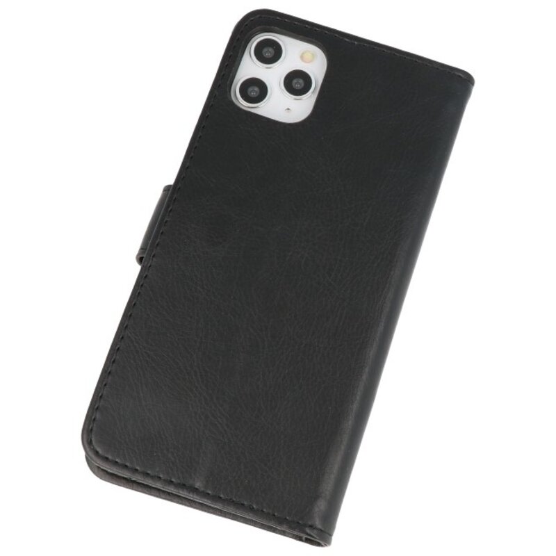 Bookstyle Wallet Cases Cover für iPhone 11 Pro Max Schwarz