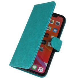 Bookstyle Wallet Cases Hoes voor iPhone 11 Pro Max Groen