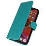 Bookstyle Wallet Cases Hoes voor iPhone 11 Pro Max Groen