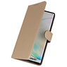 Bookstyle Tegnebog Cover til Samsung Galaxy Note 10 Plus guld