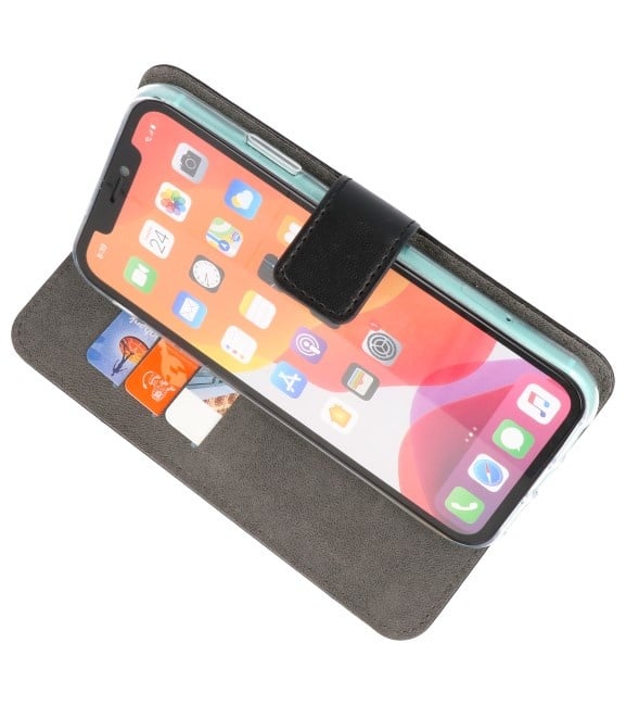 Wallet Cases Hoesje voor iPhone 11 Zwart