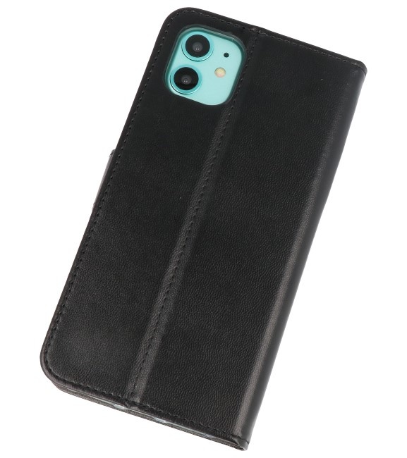 Wallet Cases Hoesje voor iPhone 11 Zwart