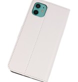 Wallet Cases Hoesje voor iPhone 11 Wit