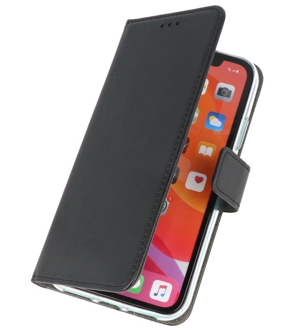 Wallet Cases Hoesje voor iPhone 11 Pro Zwart