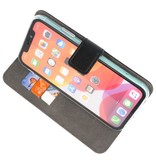 Wallet Cases Hülle für iPhone 11 Pro Schwarz