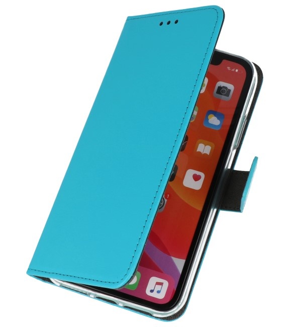 Custodia a portafoglio Custodia per iPhone 11 Pro blu