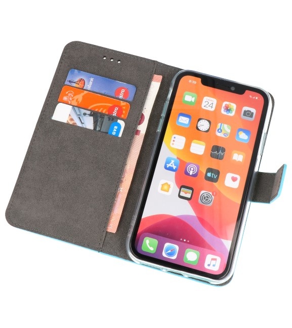 Wallet Cases Hoesje voor iPhone 11 Pro Blauw