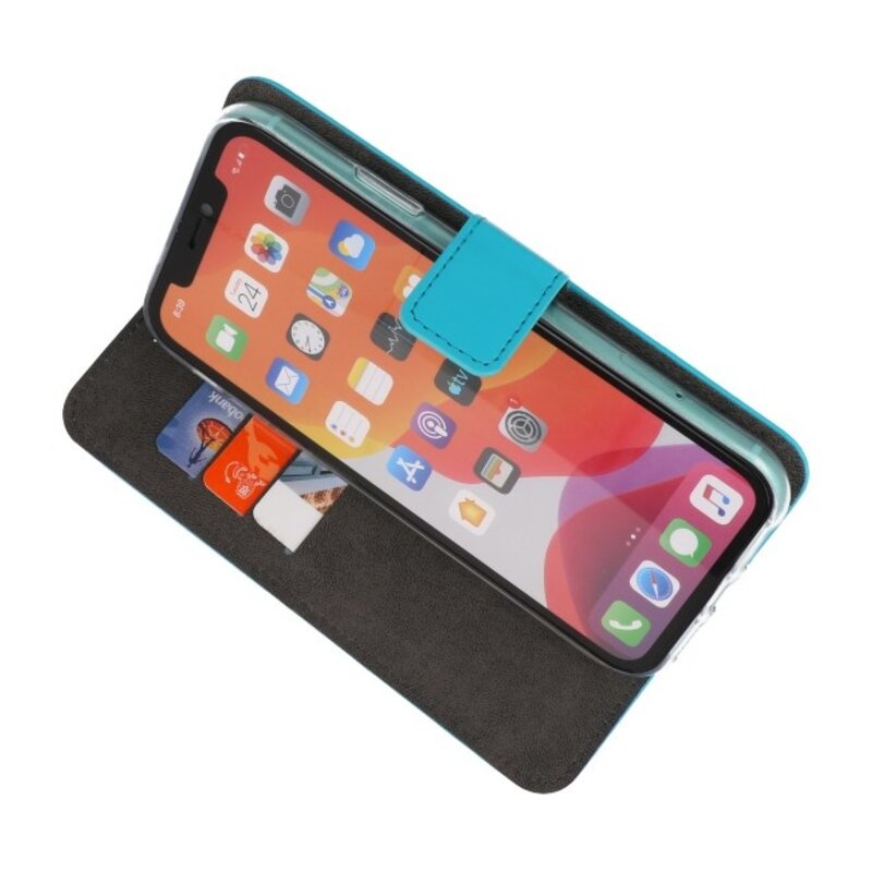 Wallet Cases Hülle für iPhone 11 Pro Blau