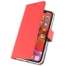 Wallet Cases Funda para iPhone 11 Pro Rojo