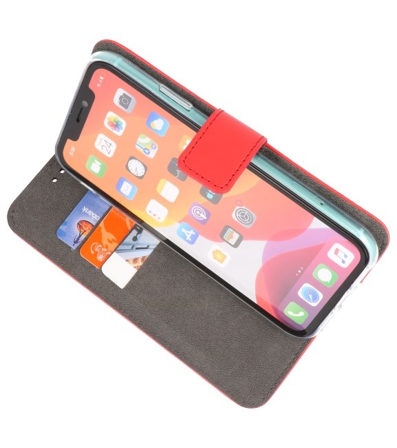 Wallet Cases Hoesje voor iPhone 11 Pro Rood