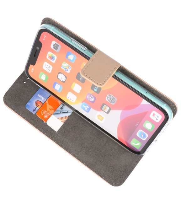 Wallet Cases Funda para iPhone 11 Pro Gold