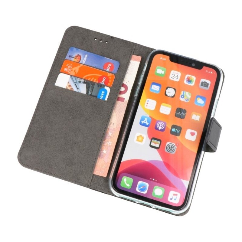 Wallet Cases Hülle für iPhone 11 Pro Max Schwarz