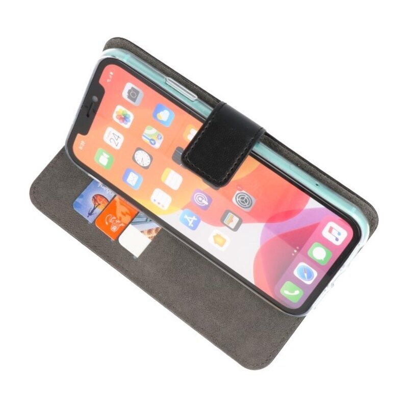 Custodia a portafoglio Custodia per iPhone 11 Pro Max nera