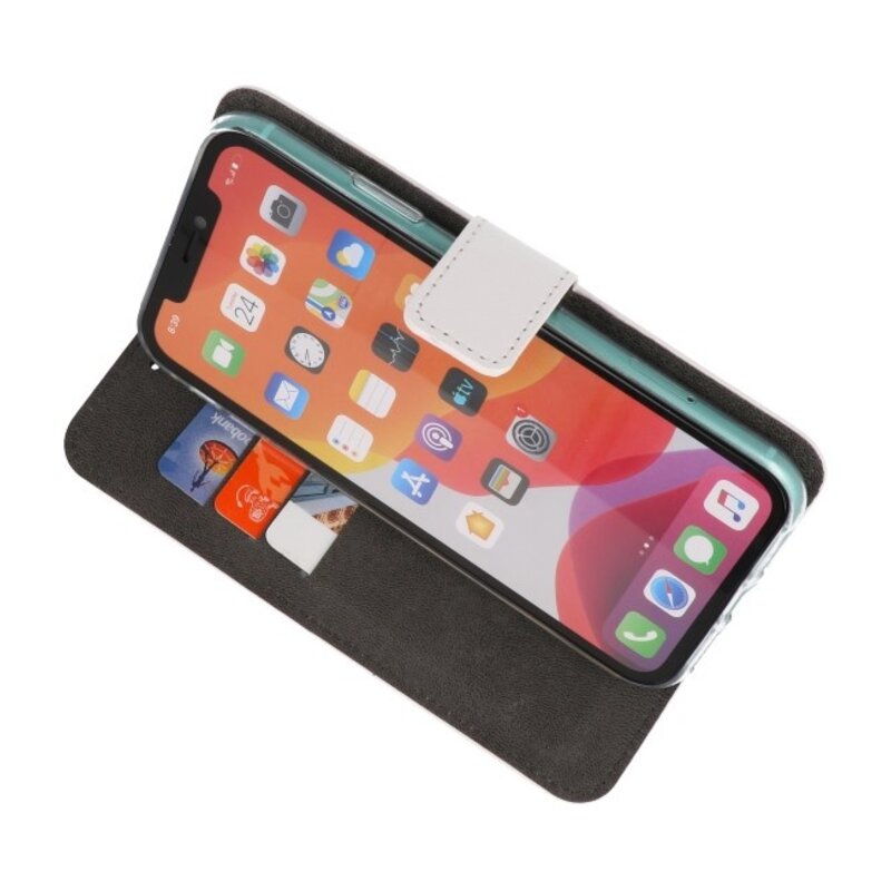 Wallet Cases Hülle für iPhone 11 Pro Max Weiß