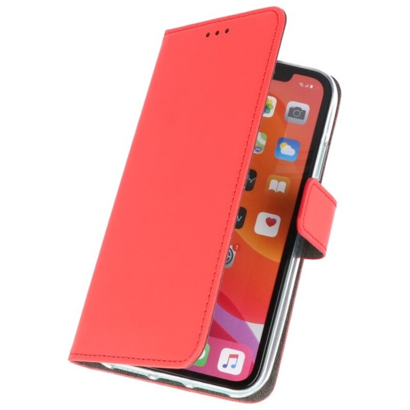 Wallet Cases Hoesje voor iPhone 11 Pro Max Rood