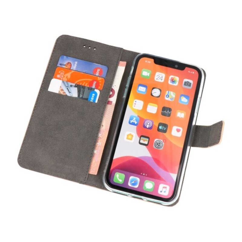 Custodia a portafoglio Custodia per iPhone 11 Pro Max Gold