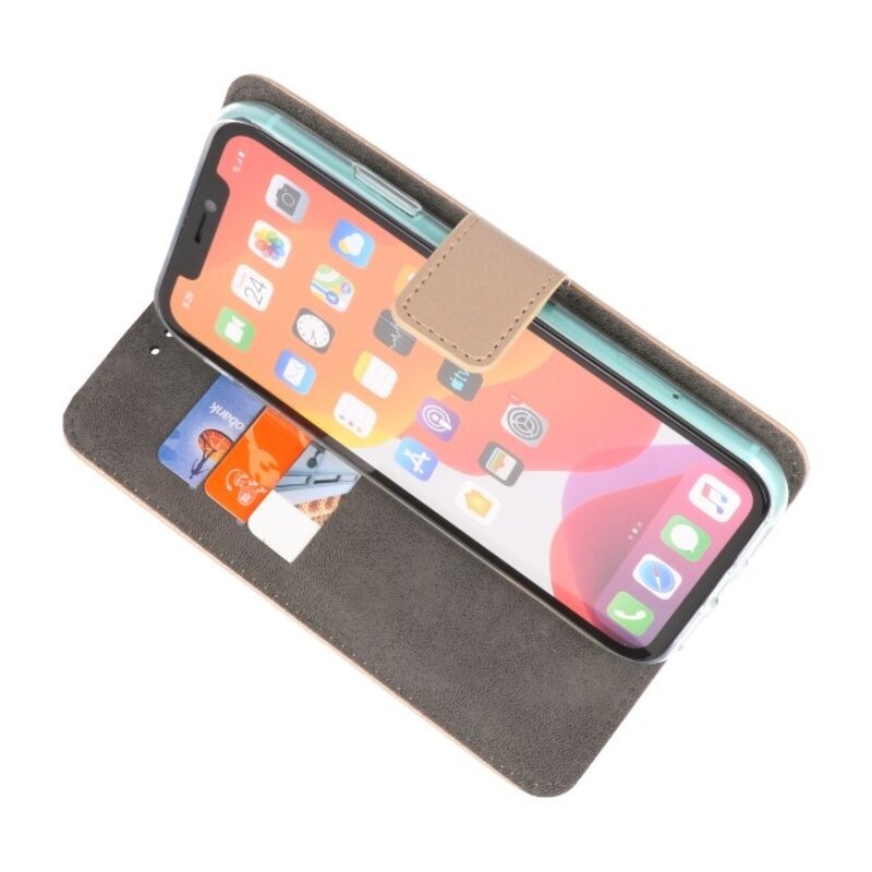 Custodia a portafoglio Custodia per iPhone 11 Pro Max Gold