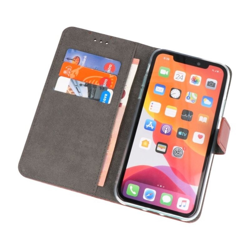 Custodia a Portafoglio Custodia per iPhone 11 Pro Max Marrone