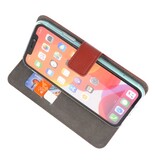Wallet Cases Hoesje voor iPhone 11 Pro Max Bruin
