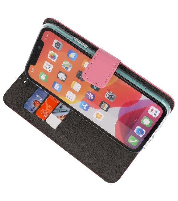 Wallet Cases Hoesje voor iPhone 11 Pro Max Roze