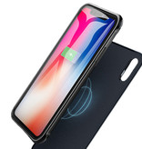 Battery Power Bank + Back Case voor iPhone X / Xs Blauw