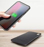 Batterie Power Bank + étui arrière pour iPhone X / Xs rouge