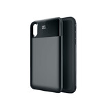 Battery Power Bank + Back Case for iPhone XR Black
