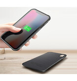 Battery Power Bank + Back Case for iPhone XR Black