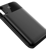 Battery Power Bank + Back Case for iPhone Xs Max Black