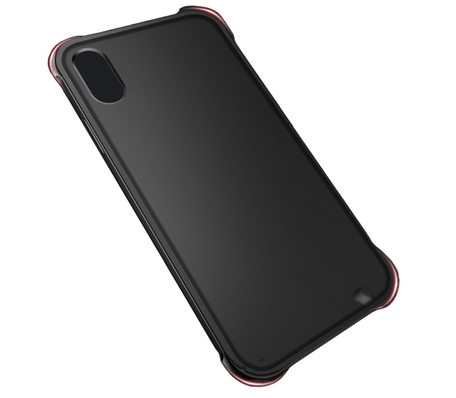 Battery Power Bank + Back Case voor iPhone Xs Max Zwart